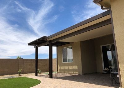 Solid patio cover